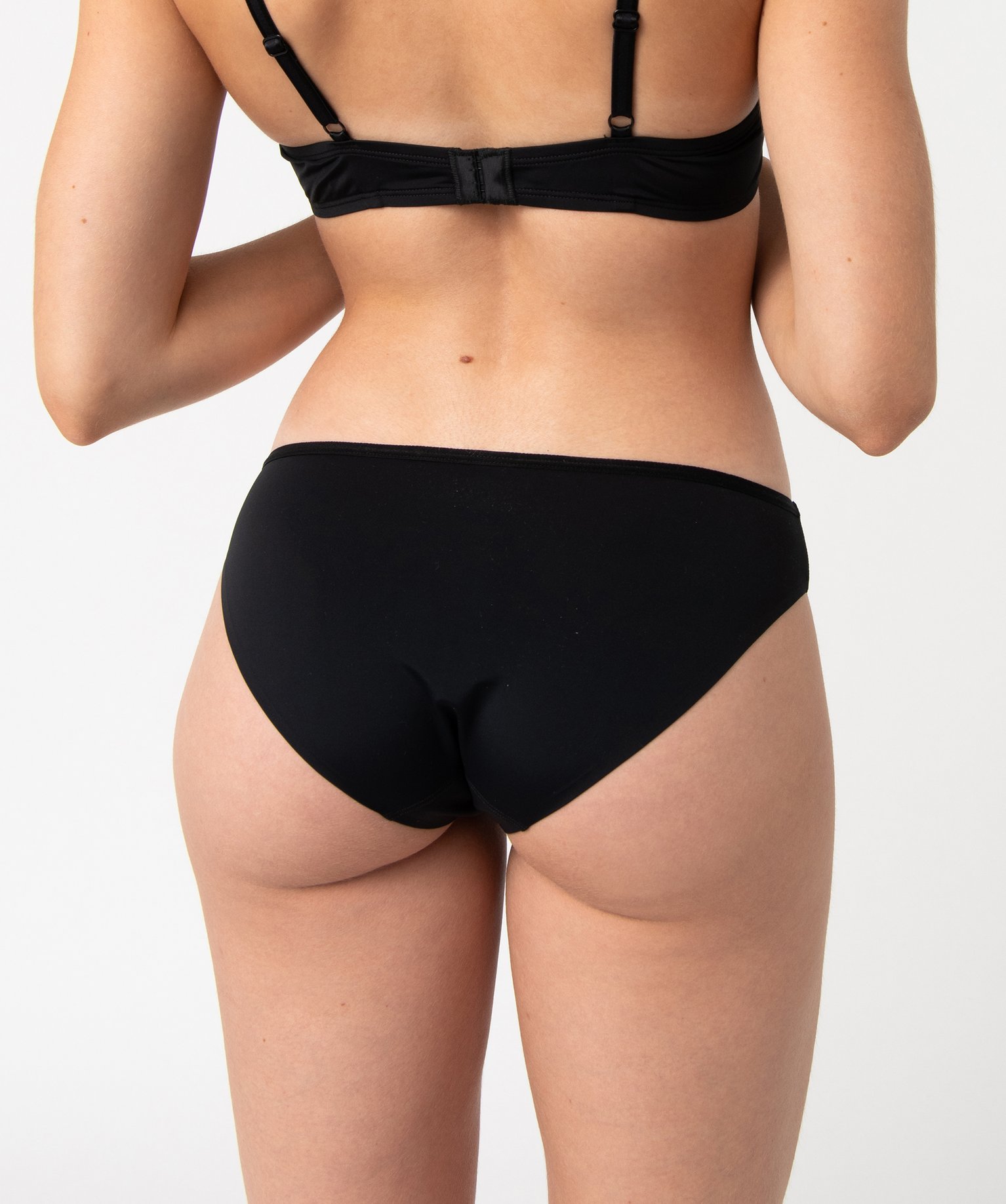 Lot de 2 slips en microfibre noir | GEMO