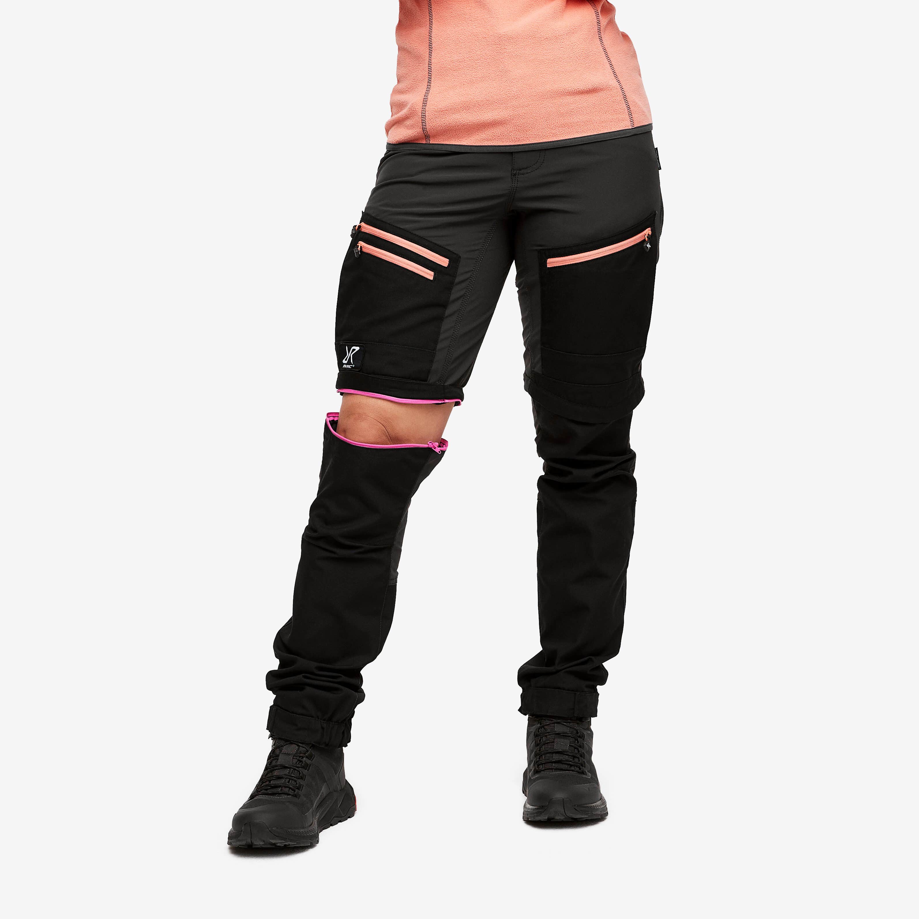 RVRC GP Pro Zip-off Pants Femme Anthracite/Burnt Coral