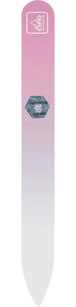 Erbe Solingen Glasfeile Soft-Touch Pastell Rosa 14 cm Nagelfeile