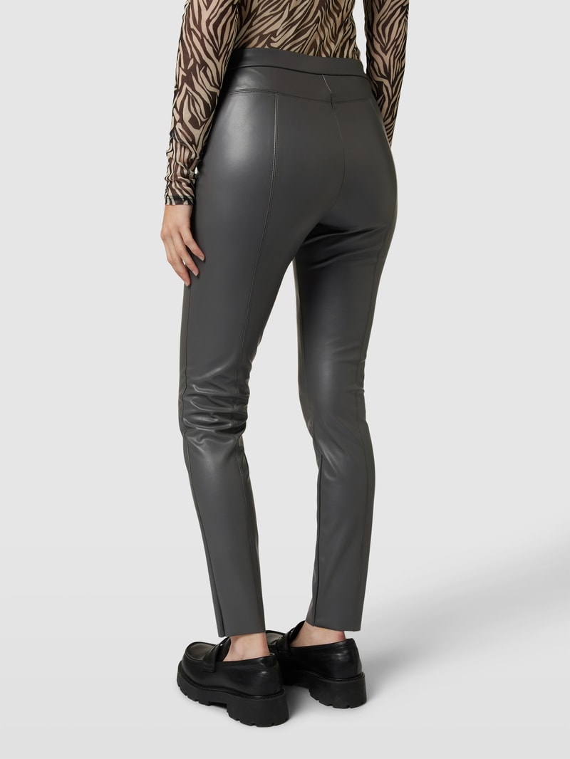 Leggings im unifarbenen Design Modell 'RESA' in anthrazit