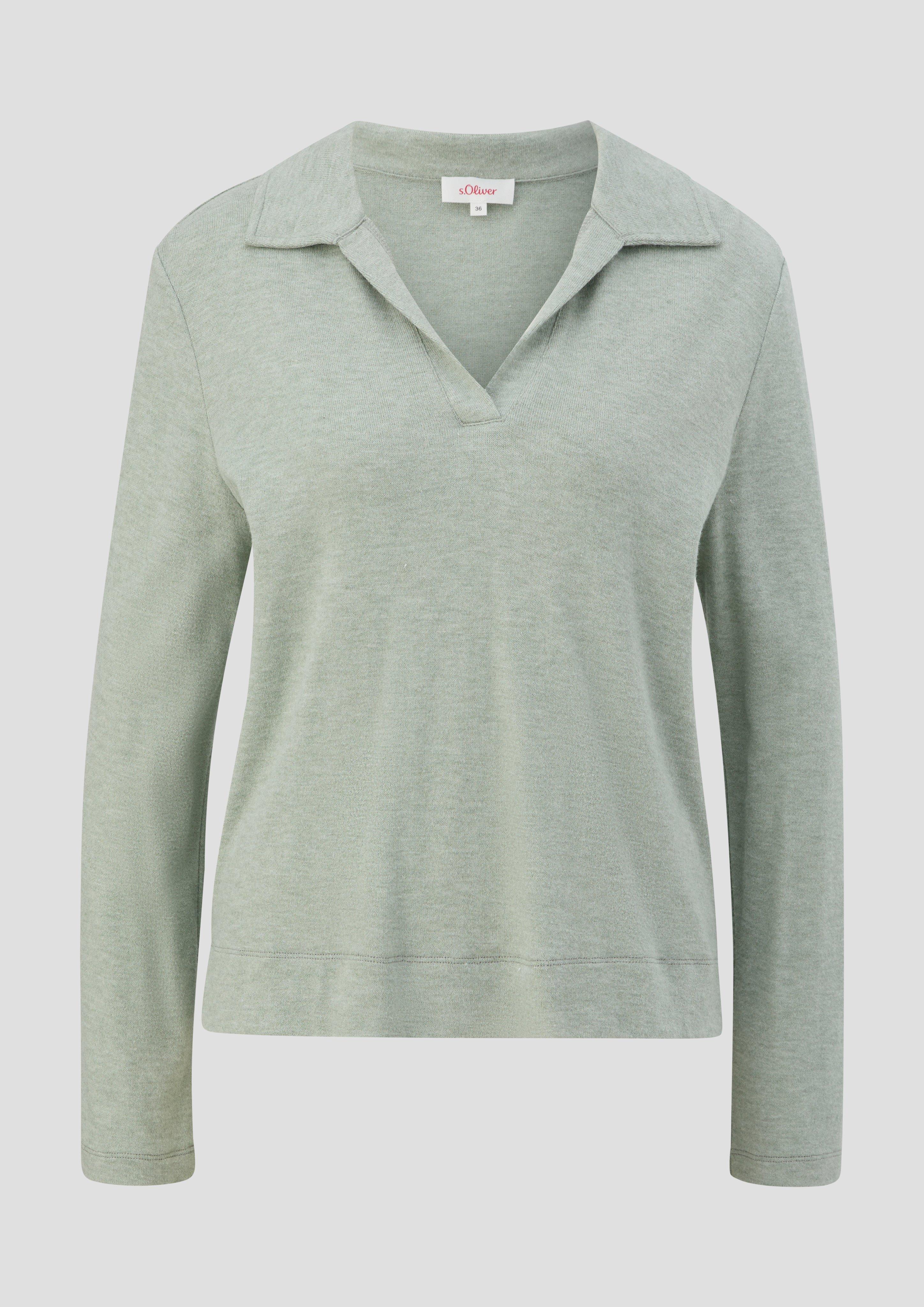 Longsleeve aus Viskosemix  2136289-72W9