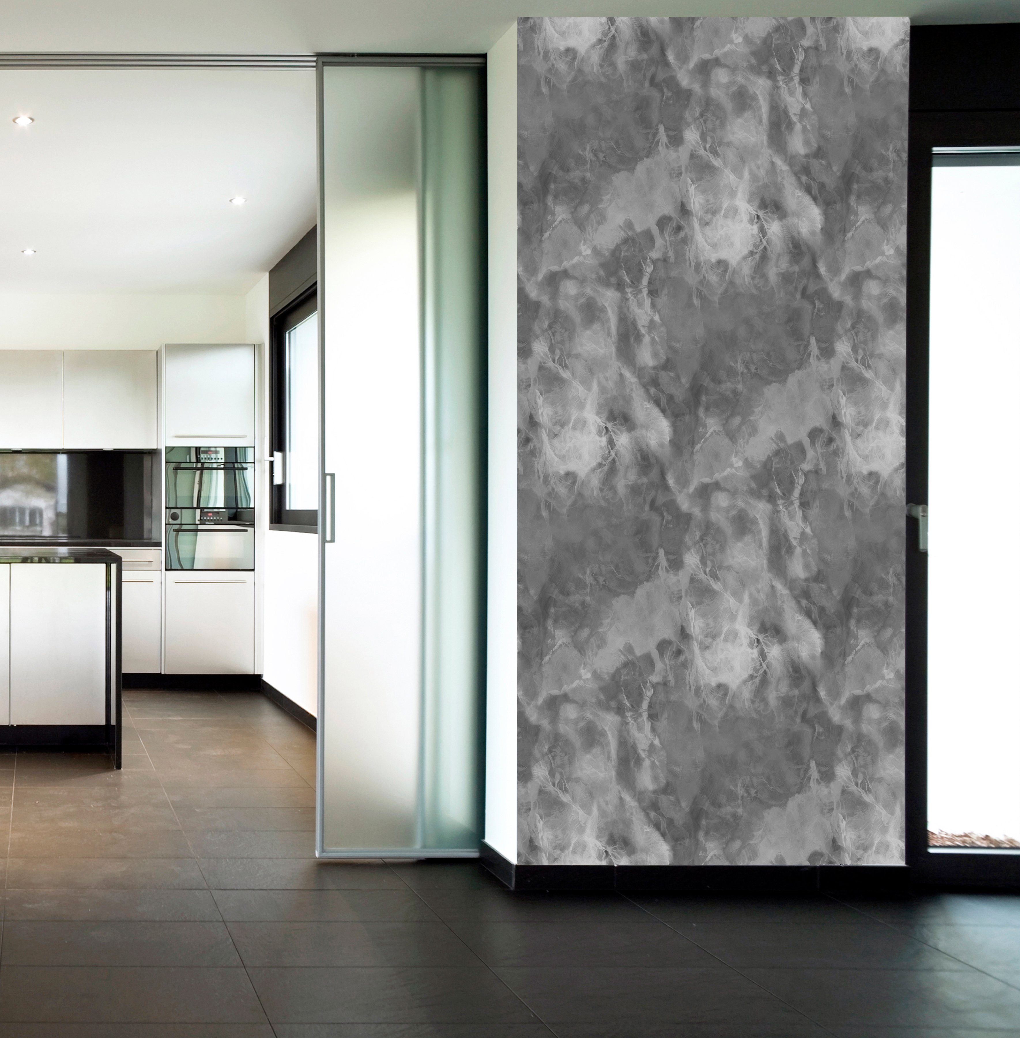 queence Vinyltapete Shathefh, Steinoptik, 90 x 250 cm, selbstklebend