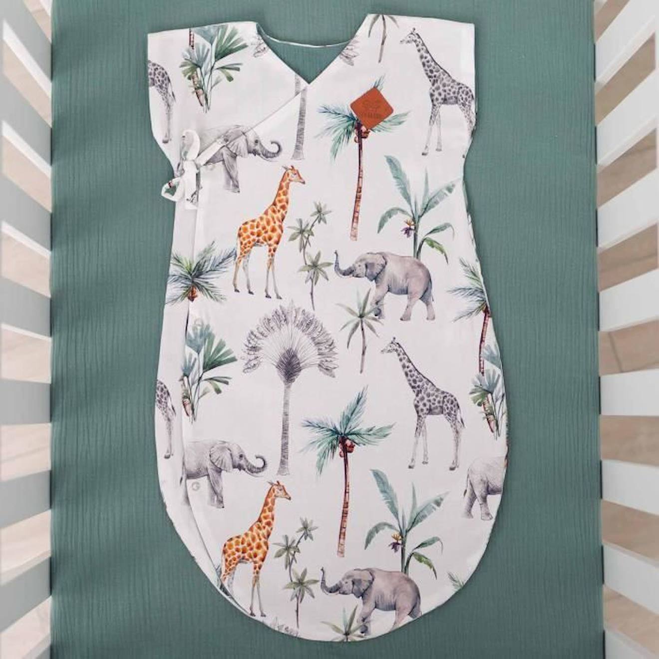 Gigoteuse turbulette légère Kimono, Safari gris