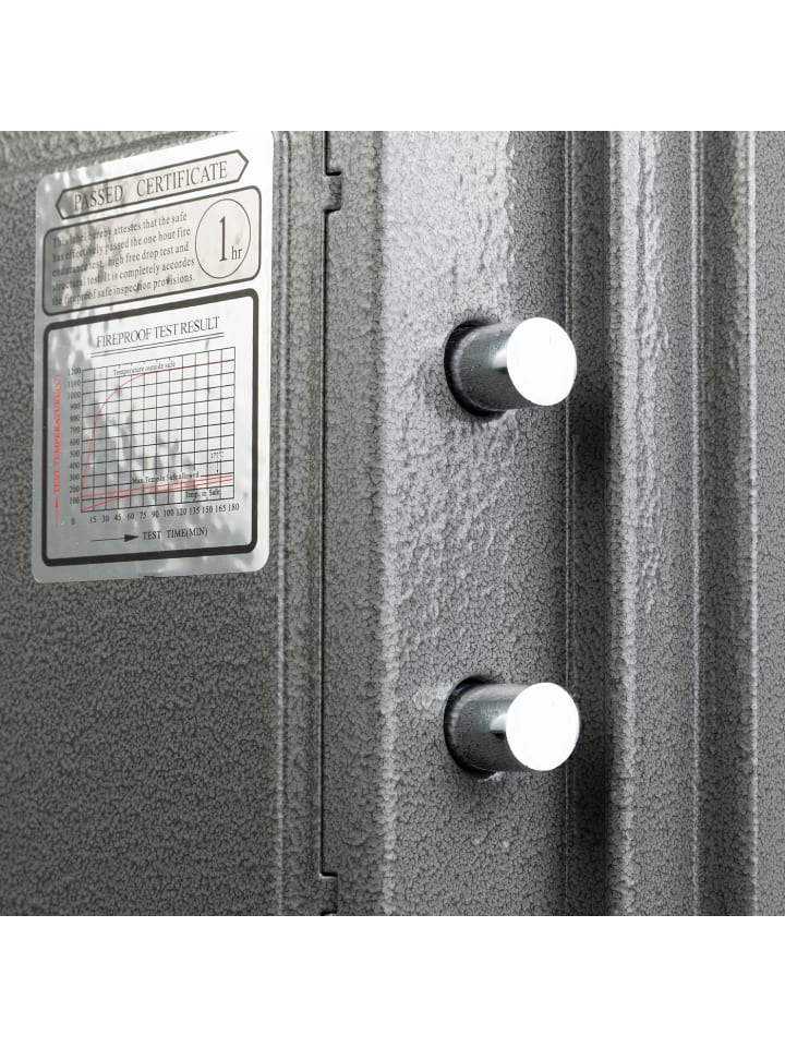 MCW Feuerfester (60min) Tresor L48 Doppelbolzenverriegelung, 44kg, Grau günstig kaufen onesize