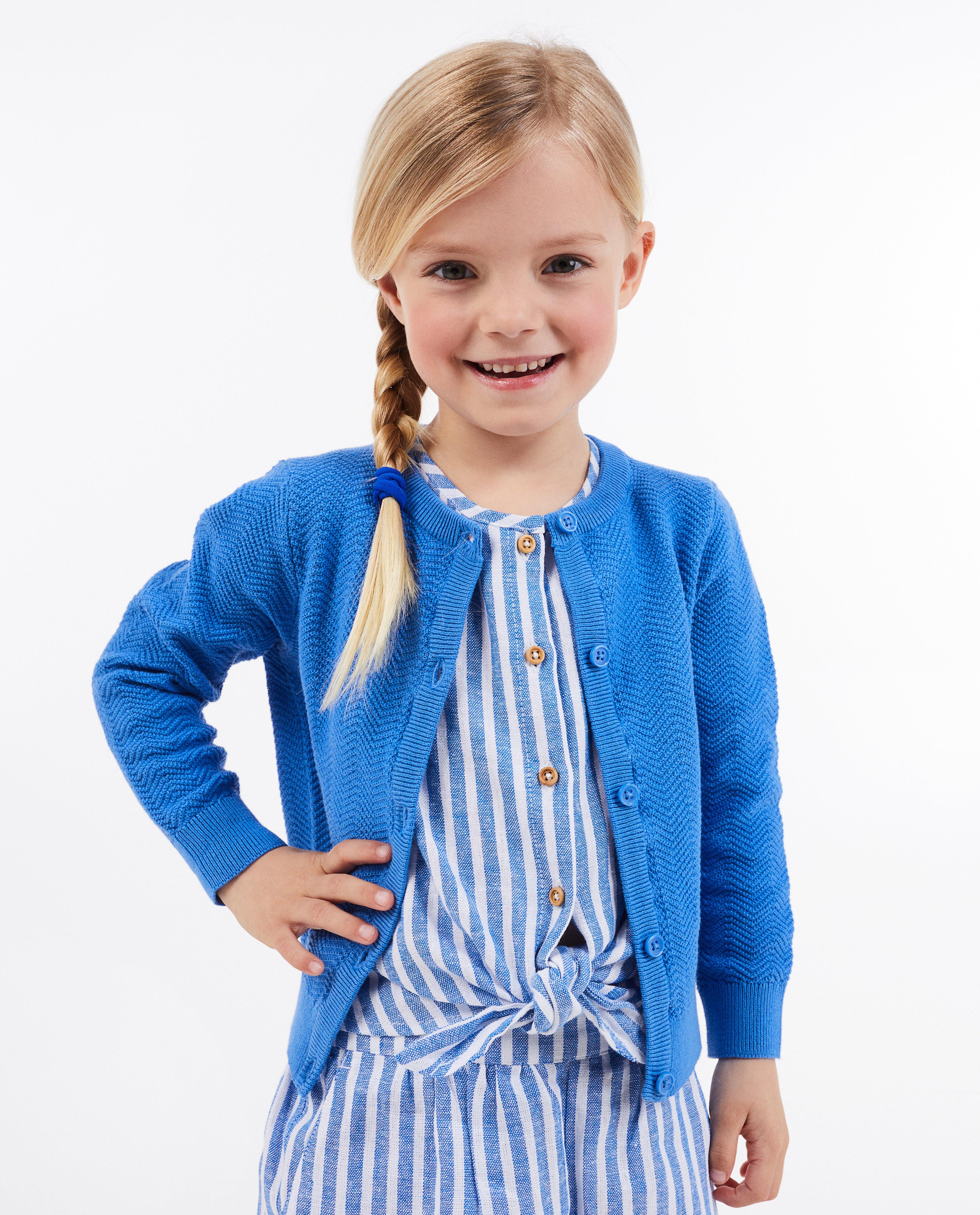 Cardigan albastru texturat Milla Star