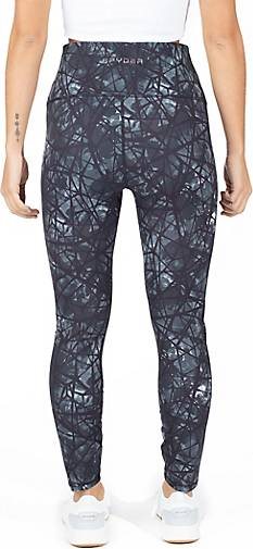 Spyder Gemusterte Kompressionsleggings mit Taschen