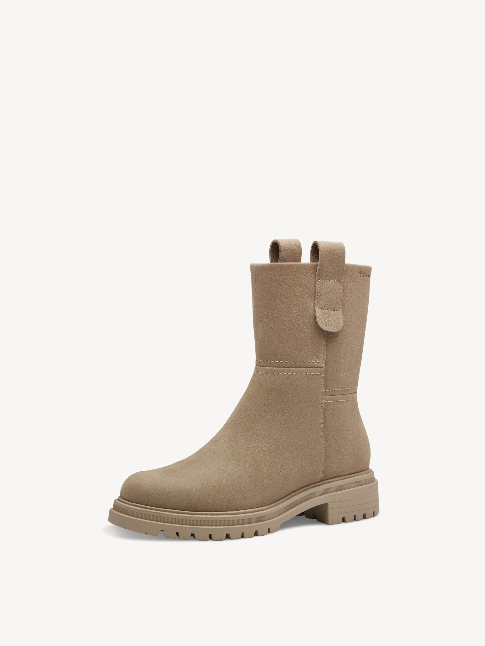 Bottine en cuir - marron doublure chaude
