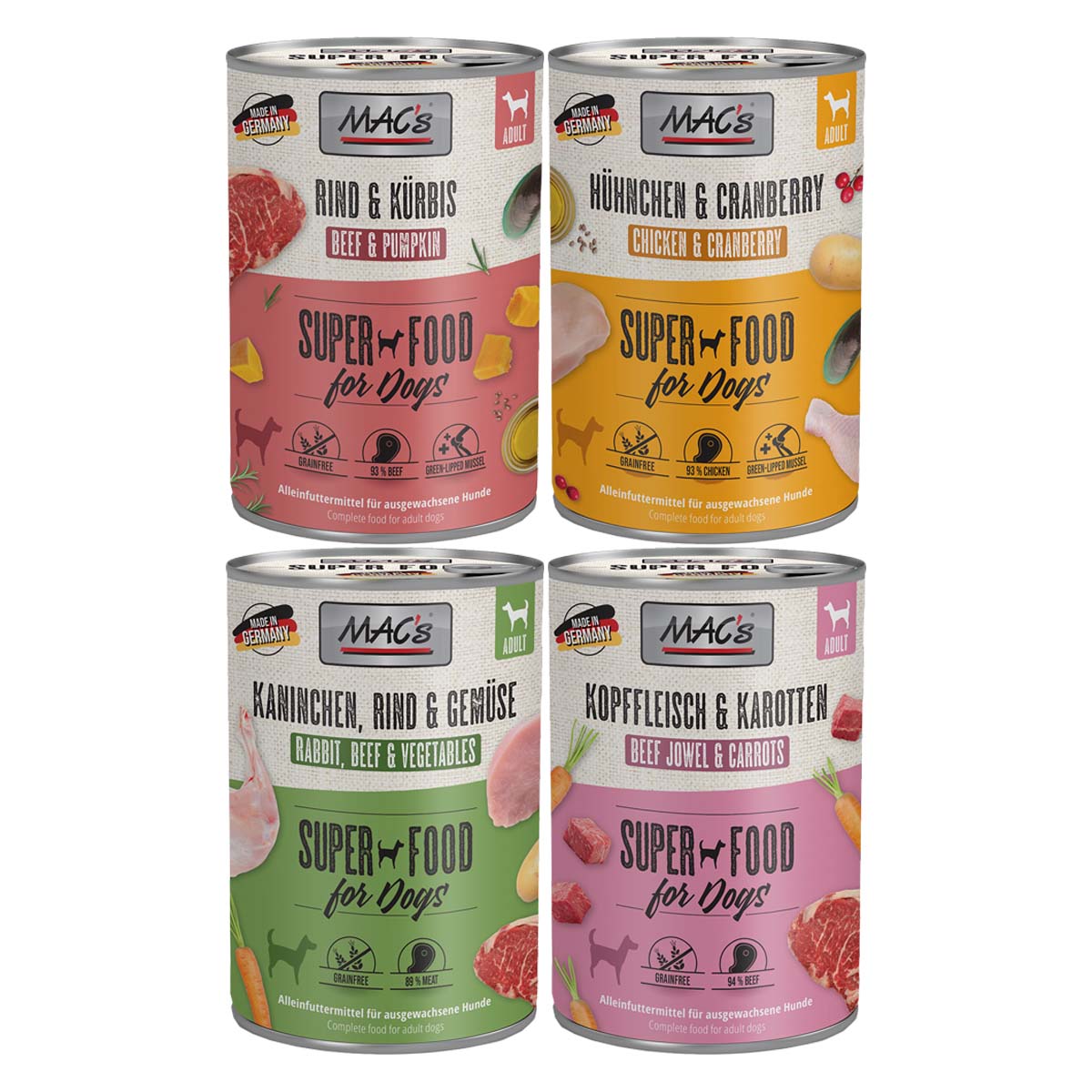 MAC's Dog 24x400g Mixpaket günstig kaufen bei ZooRoyal