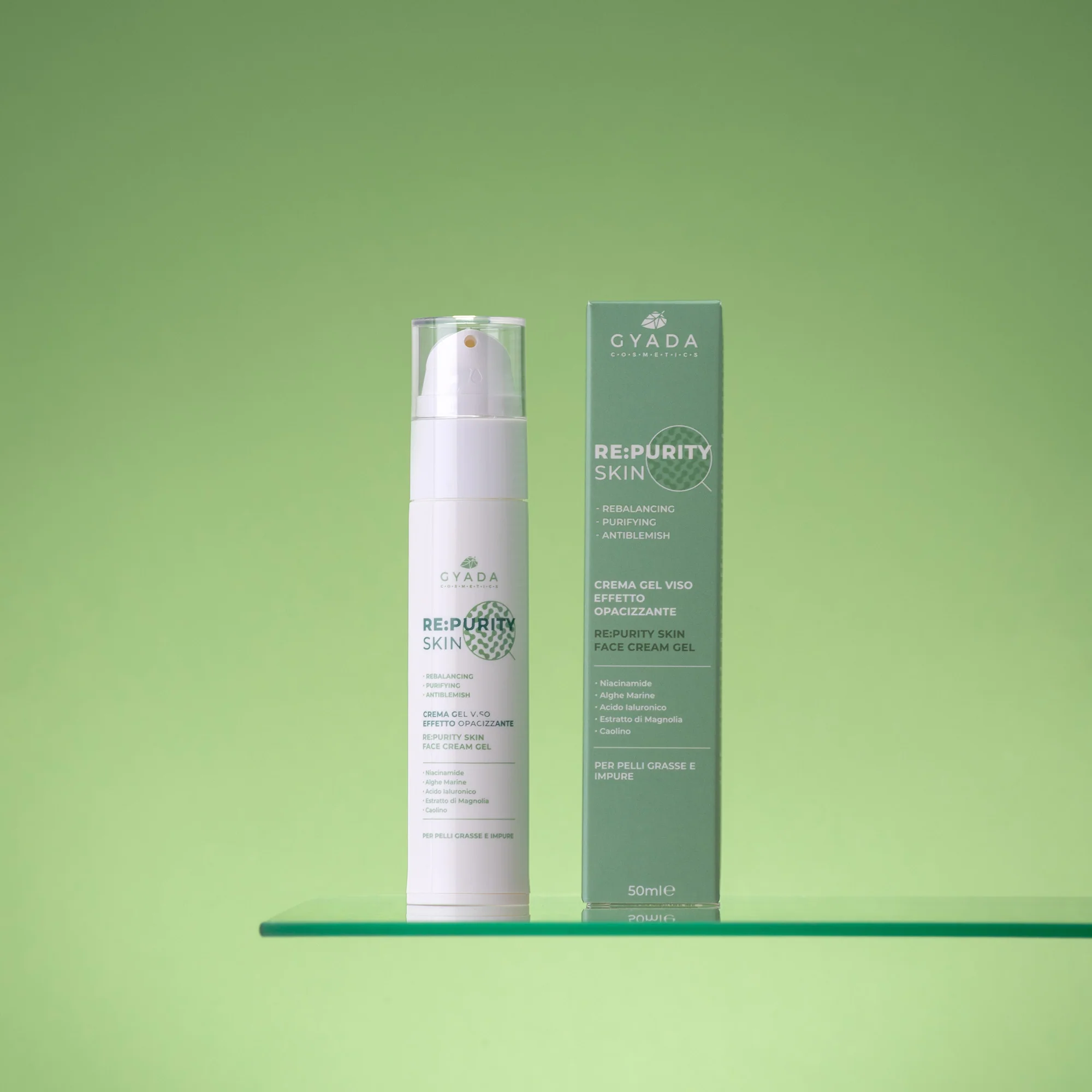 Re:Purity Skin Gesichtscreme-Gel – Mattierendes Gesichtscreme-Gel – Anti-Pickel-Tagescreme, Anti-Pickel-Gesichtsgel, Anti-Pickel-Make-up-Grundlage