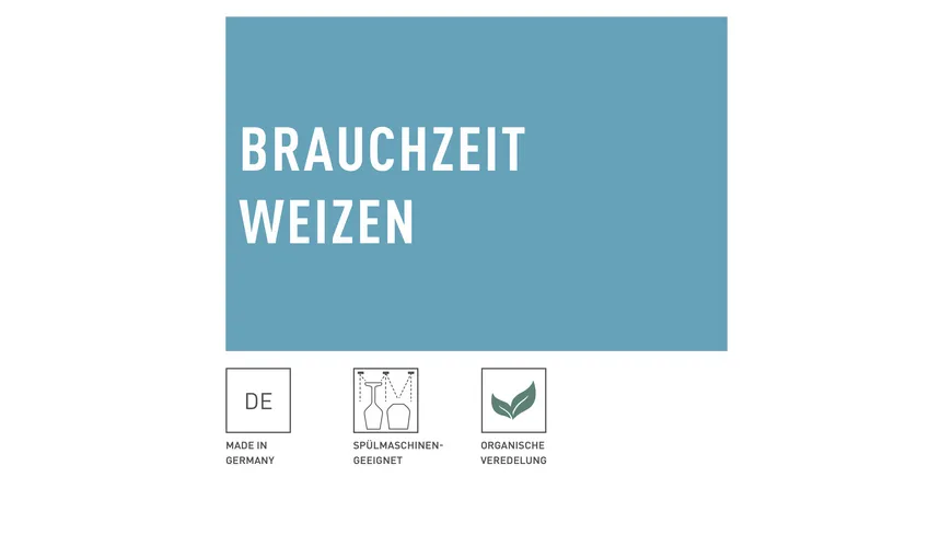 RITZENHOFF Weizenglas Brauchzeit 2erSet #23 #24 von Ana Vasconcelos F24 Gold, Schwarz, Grün, Blau