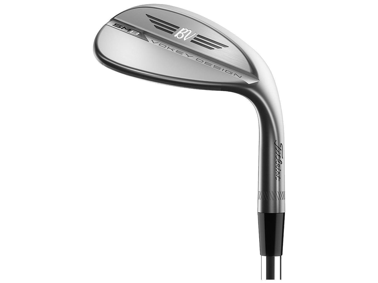 Titleist Wedge Titleist VoKey Design SM8 Wedges Herren, 1 Stück, 1-tlg., Brushed Steel,Maximaler Spin und ultimative Kontrolle