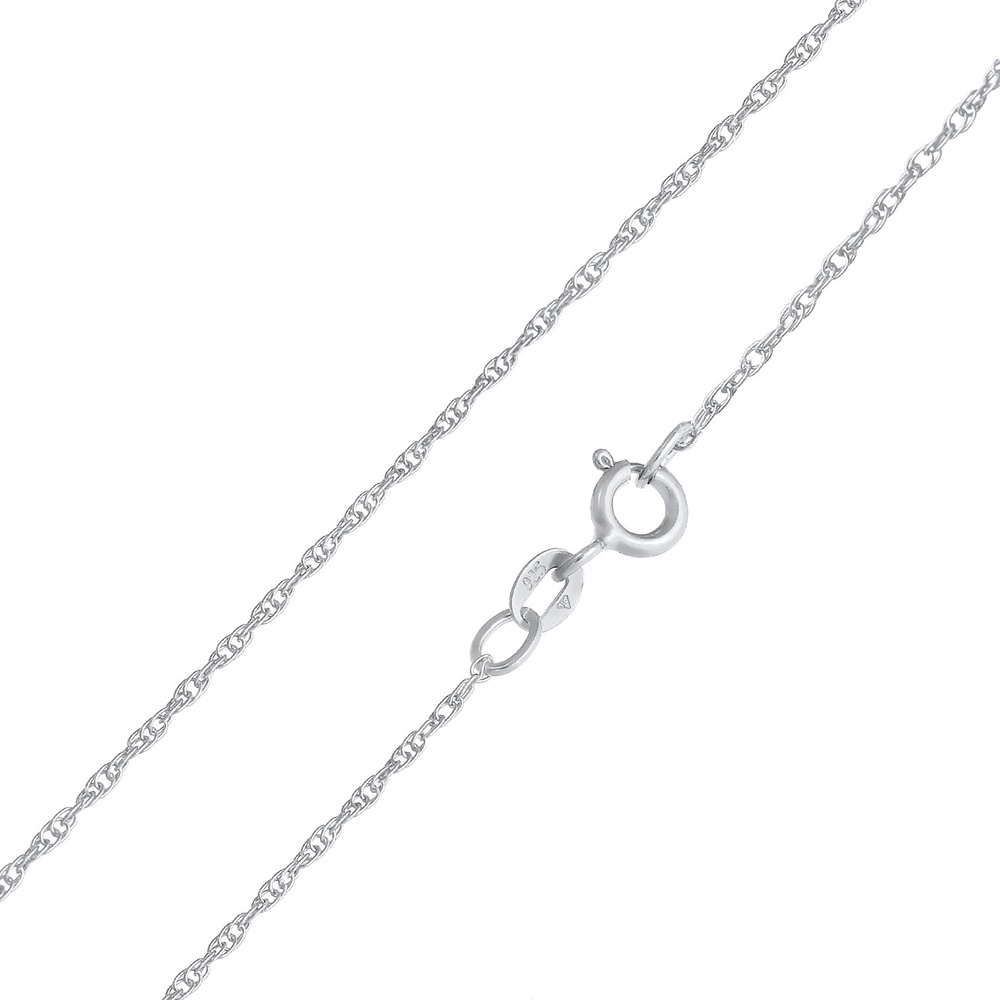 Elli Elli Collier Femme Pendentif Monnaie structuré en argent sterling 925 Bijoux