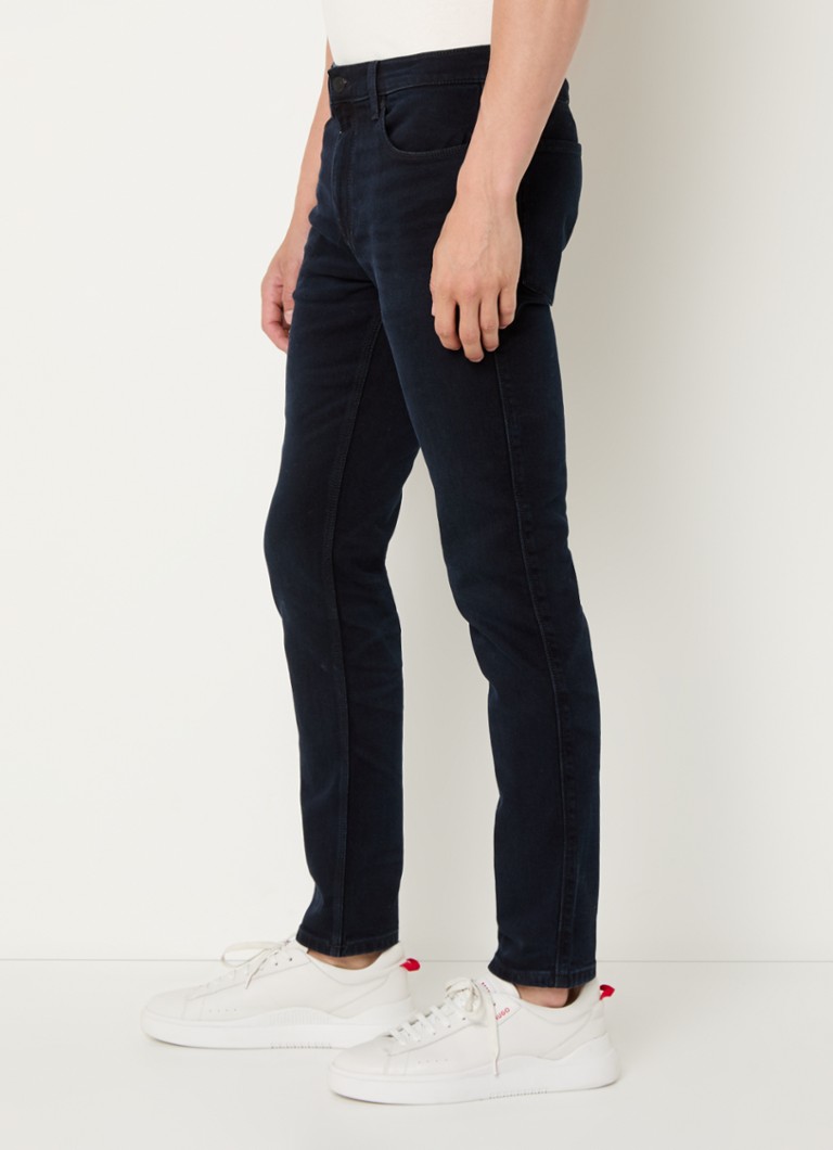 Jeansy HUGO BOSS slim-fit, ciemne wyblaknięcie