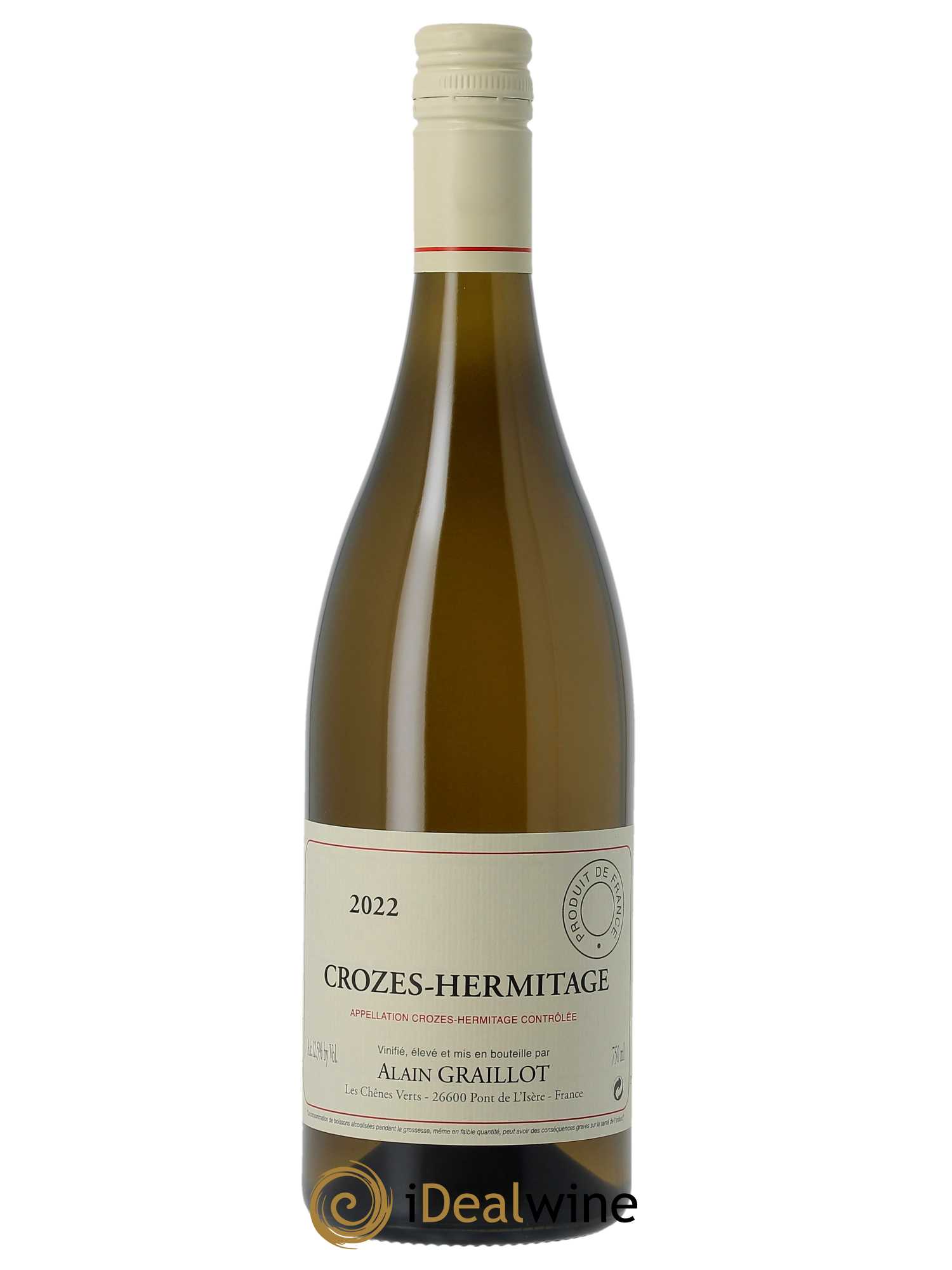 Crozes-Hermitage Domaine Graillot  2022 - Lot de 1 Bouteille