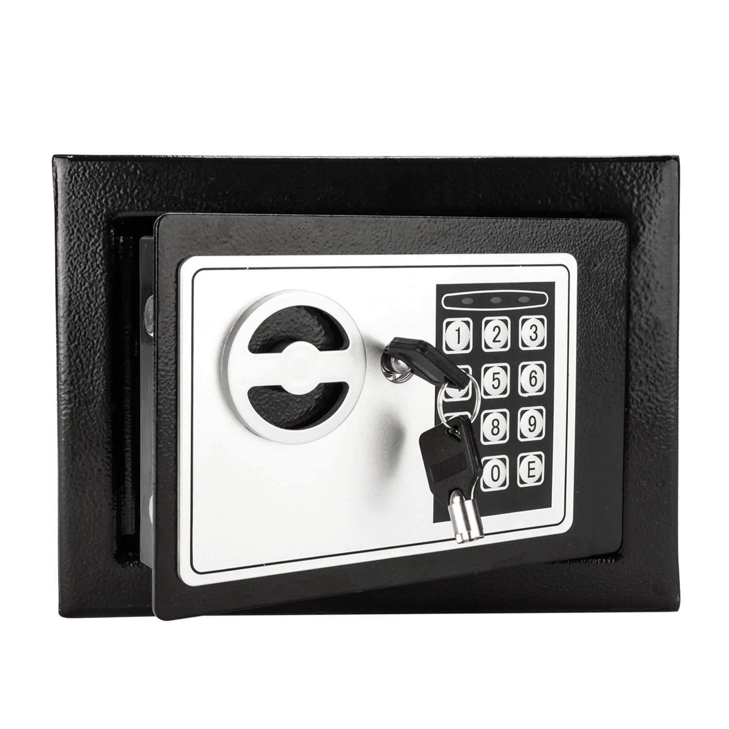 FCH Tresor Elektronischer Safe Tresor, mit Schlüssel Inkl. Batteriebox