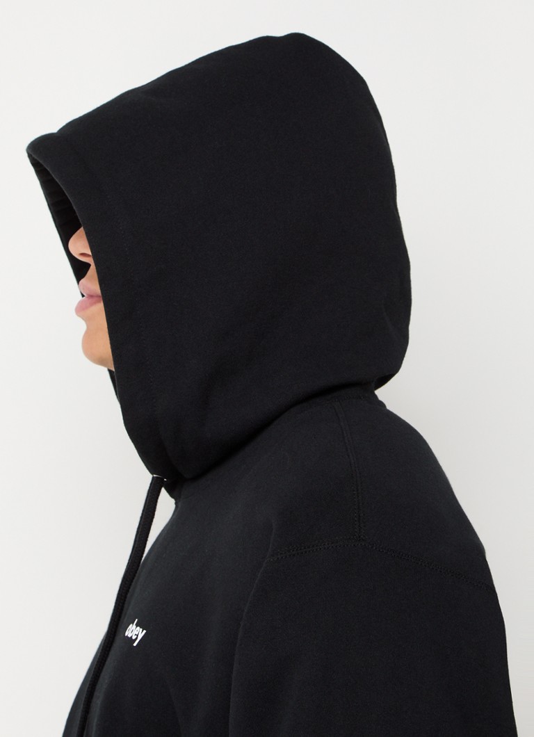 Obey Dalmation hoodie with logo and back print