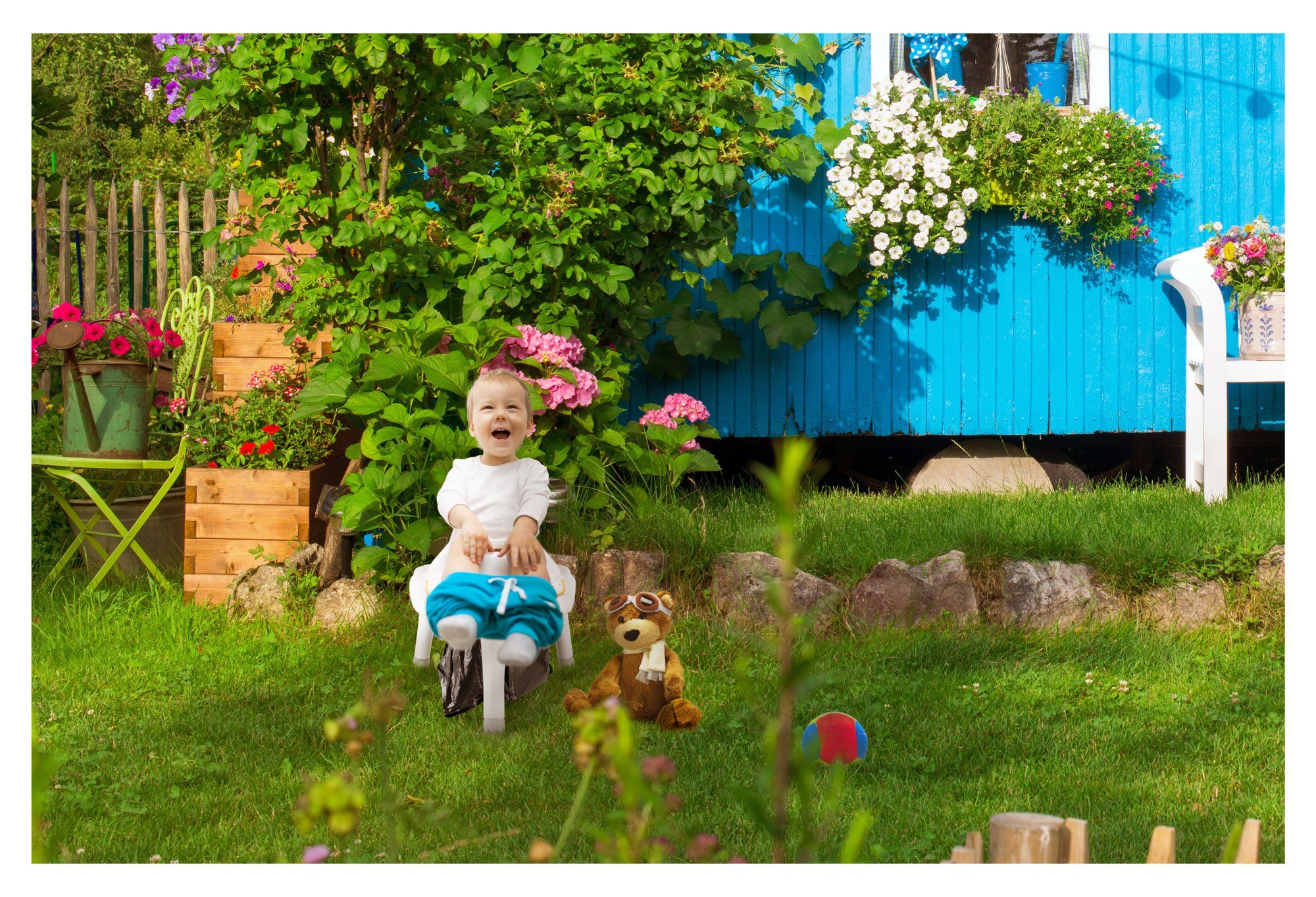 Stagecaptain Campingtoilette Camping Toilette - Outdoor- und Reise-WC - Für Kinder und Erwachsene, (Quixie-2842), Mit Handwaschsprayer - Inkl. 10 Auffangbeutel
