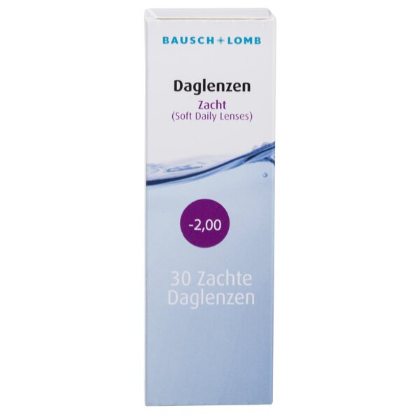 Bausch & Lomb -2.00 pehmeät kertakäyttöpiilolinssit lääkinnällinen laite - 30 kpl