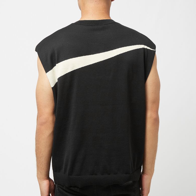 NIKE Swoosh Sweater Vest black/coconut milk