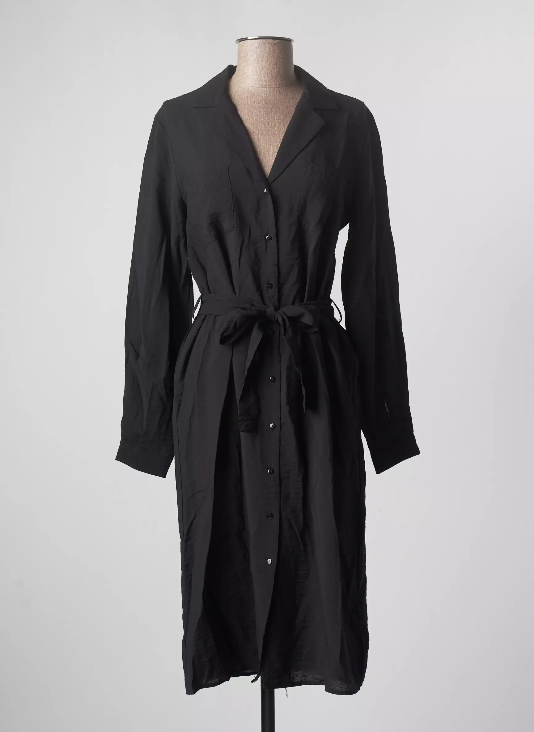 Object Robes Mi Longues Femme couleur noir