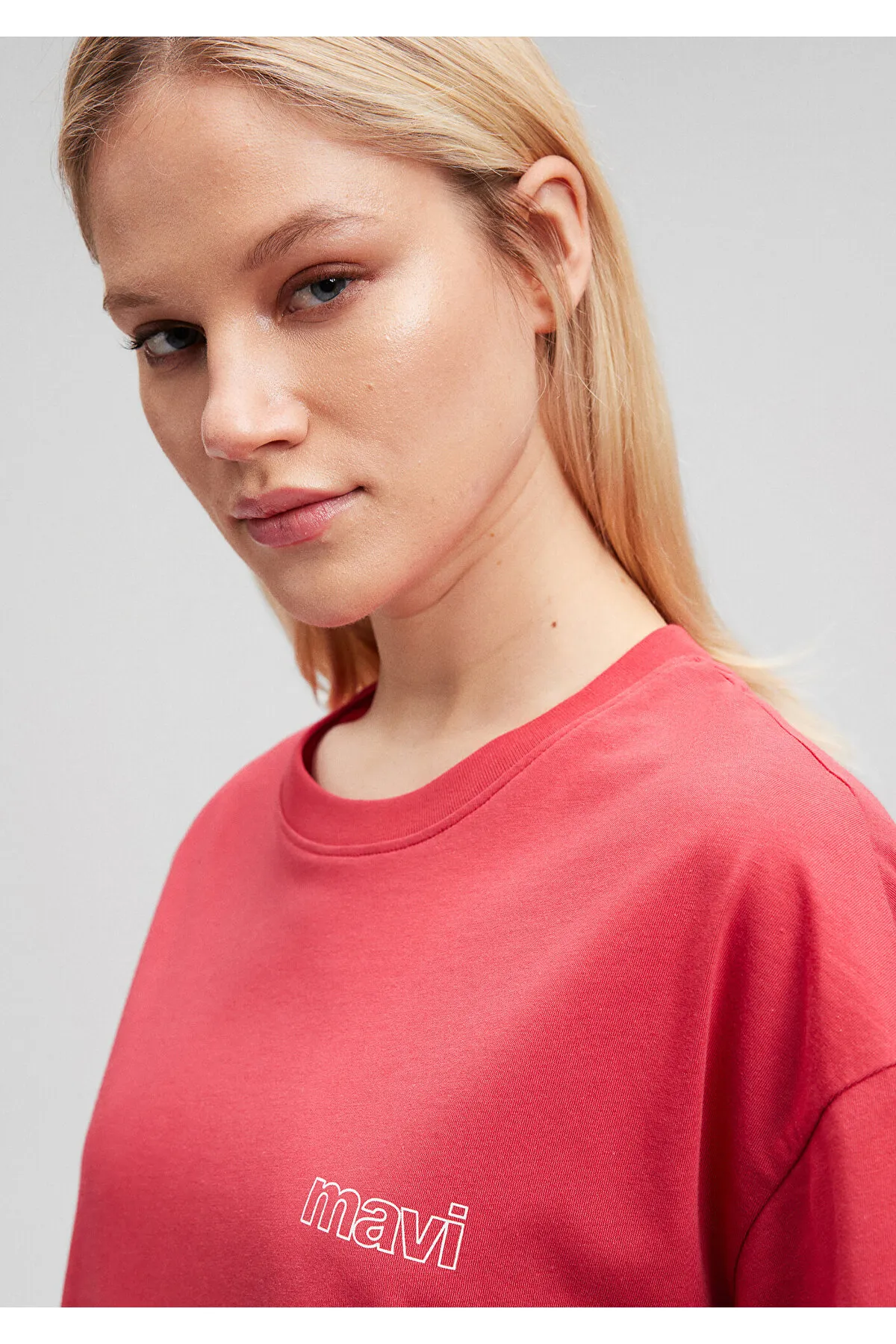 Mavi  T-Shirt - Rot - Relaxed Fit