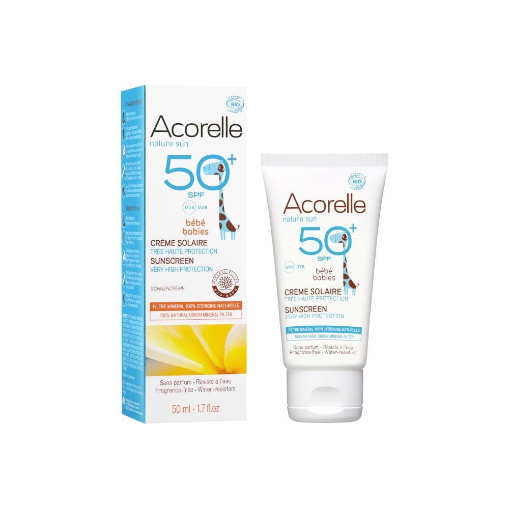 acorelle Crème Solaire Bébé SPF50+ 50ML crème solaire bébé