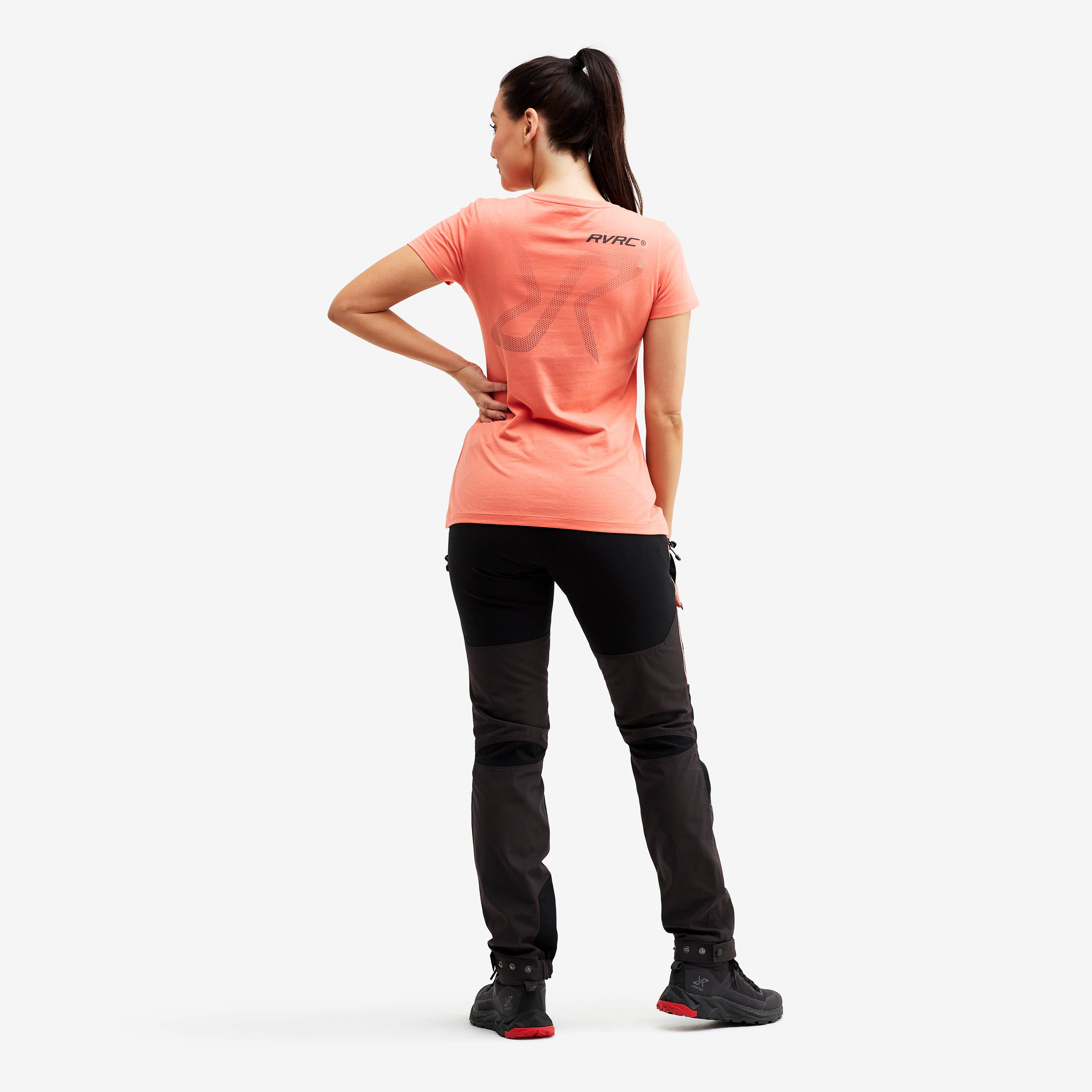 Fat Graphic Tee Femme Burnt Coral