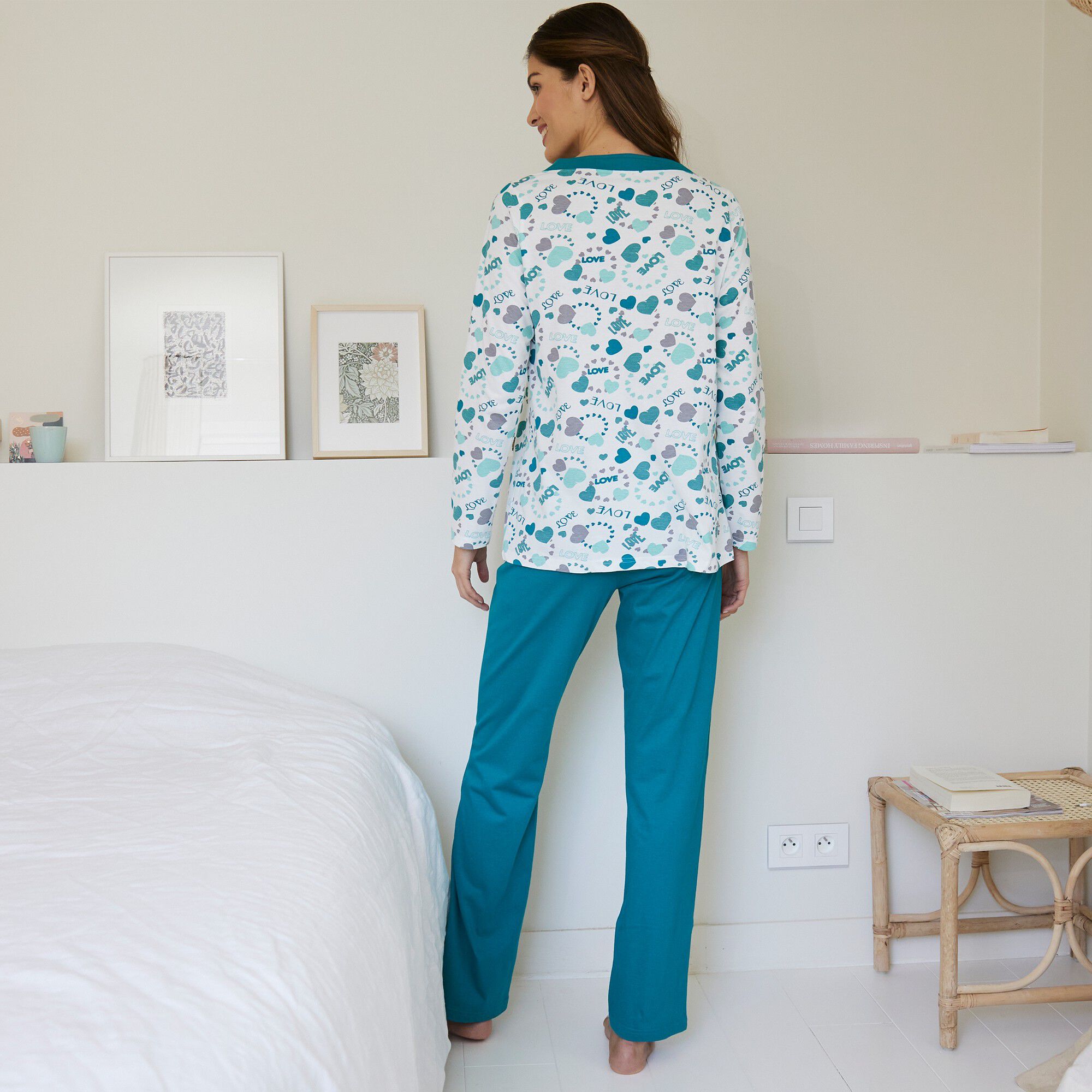 Pyjama femme imprimé 