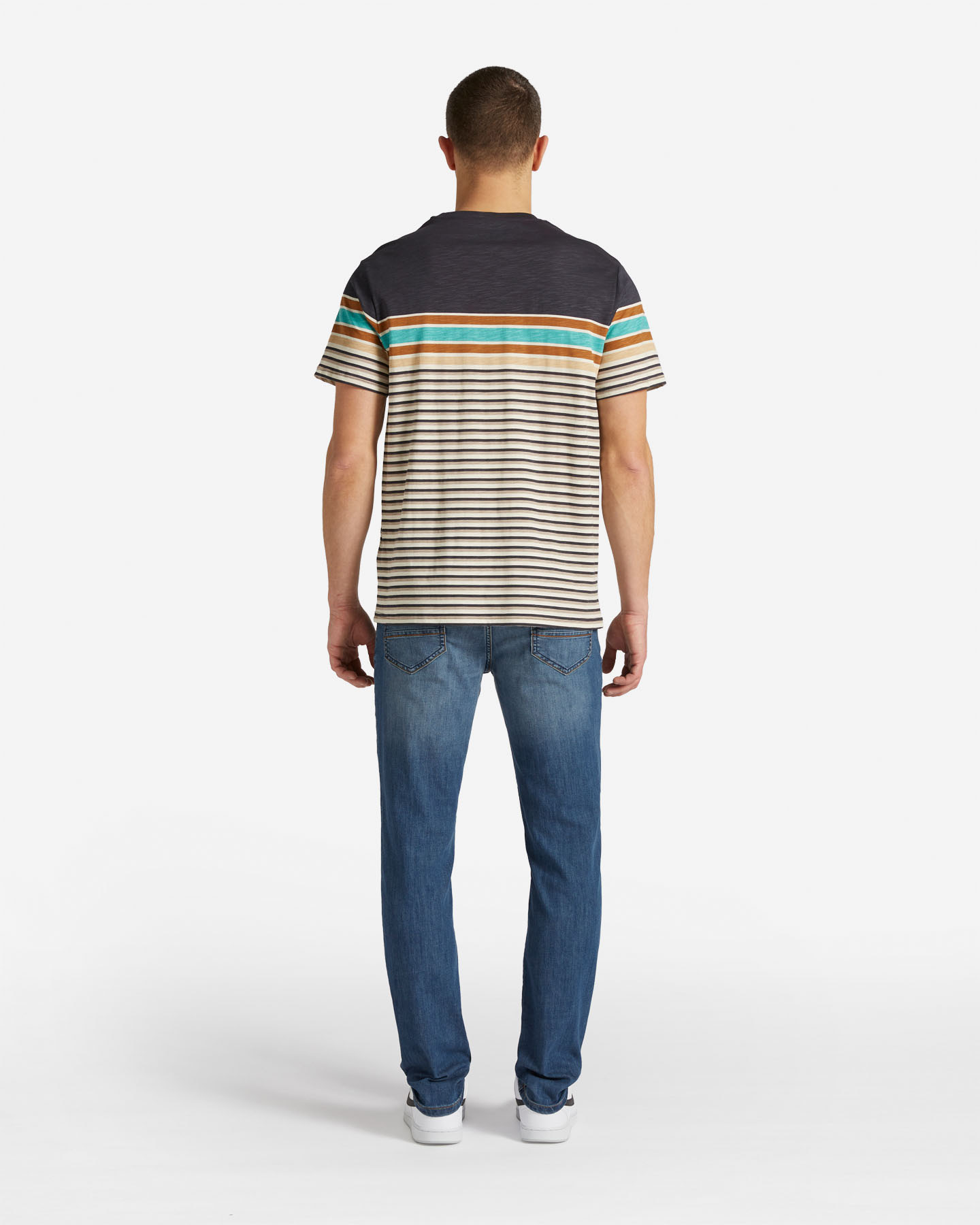Tričko Mistral Striped M MM209S24-BLU