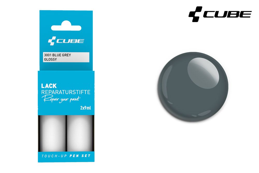 Cube Lackreparaturstift Set Blue GREY matt kaufen | Bike-Discount