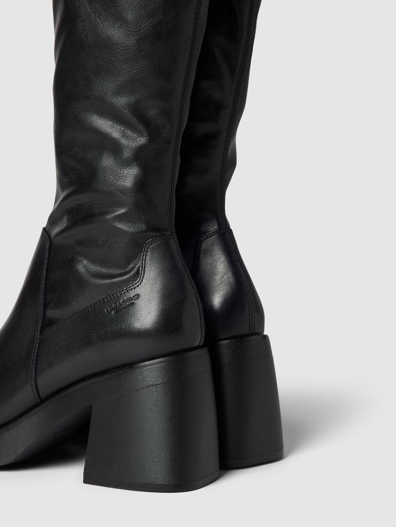 Stiefel mit Plateausohle Modell 'BROOKE' in schwarz