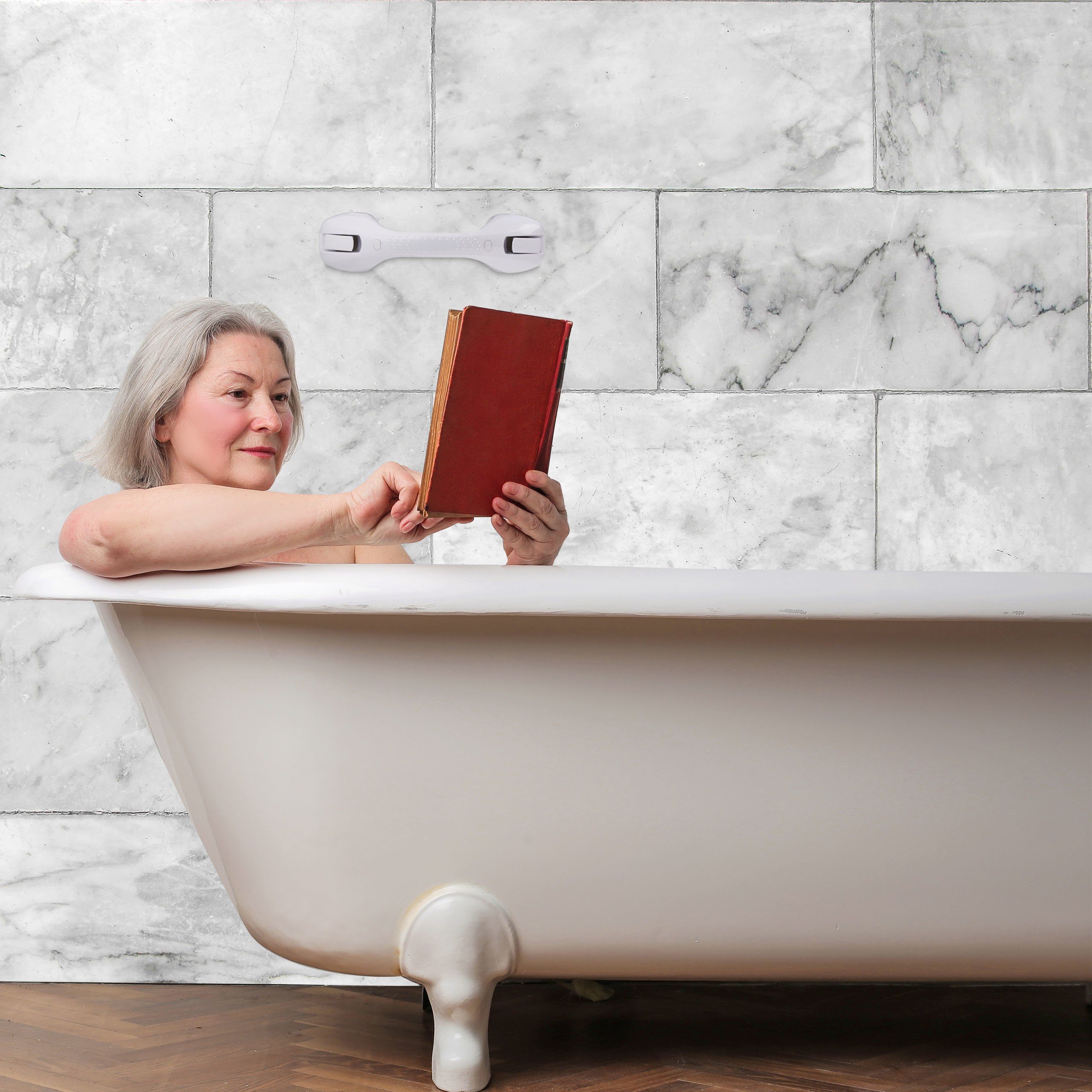 relaxdays Haltegriff Premium Haltegriff mit Saugnapf