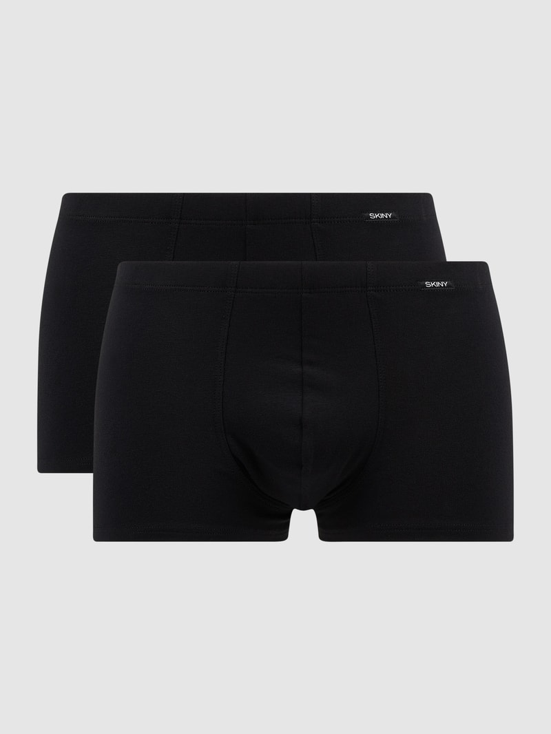 Trunks mit Stretch-Anteil im 2er-Pack Modell 'Advantage Men' in schwarz