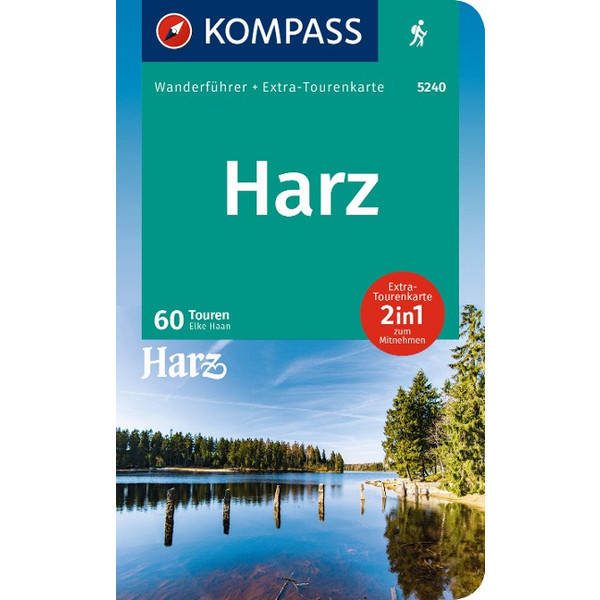 KOMPASS WANDERFÜHRER HARZ, 60 TOUREN