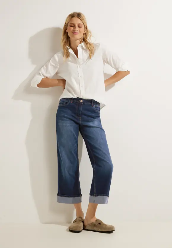 CECIL Loose Fit Jeans in 7/8 Länge
