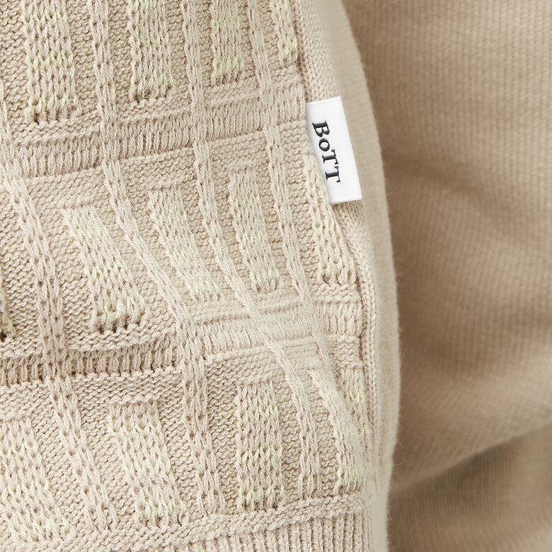 BoTT Button Down Knit Polo putty