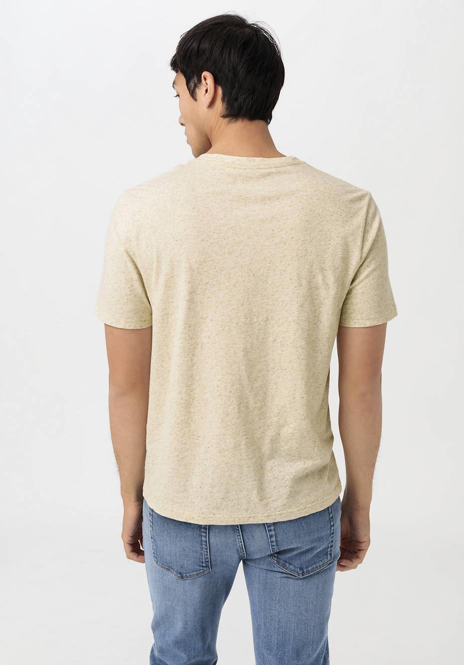 T-Shirt aus Bio-Baumwolle mit Hanf