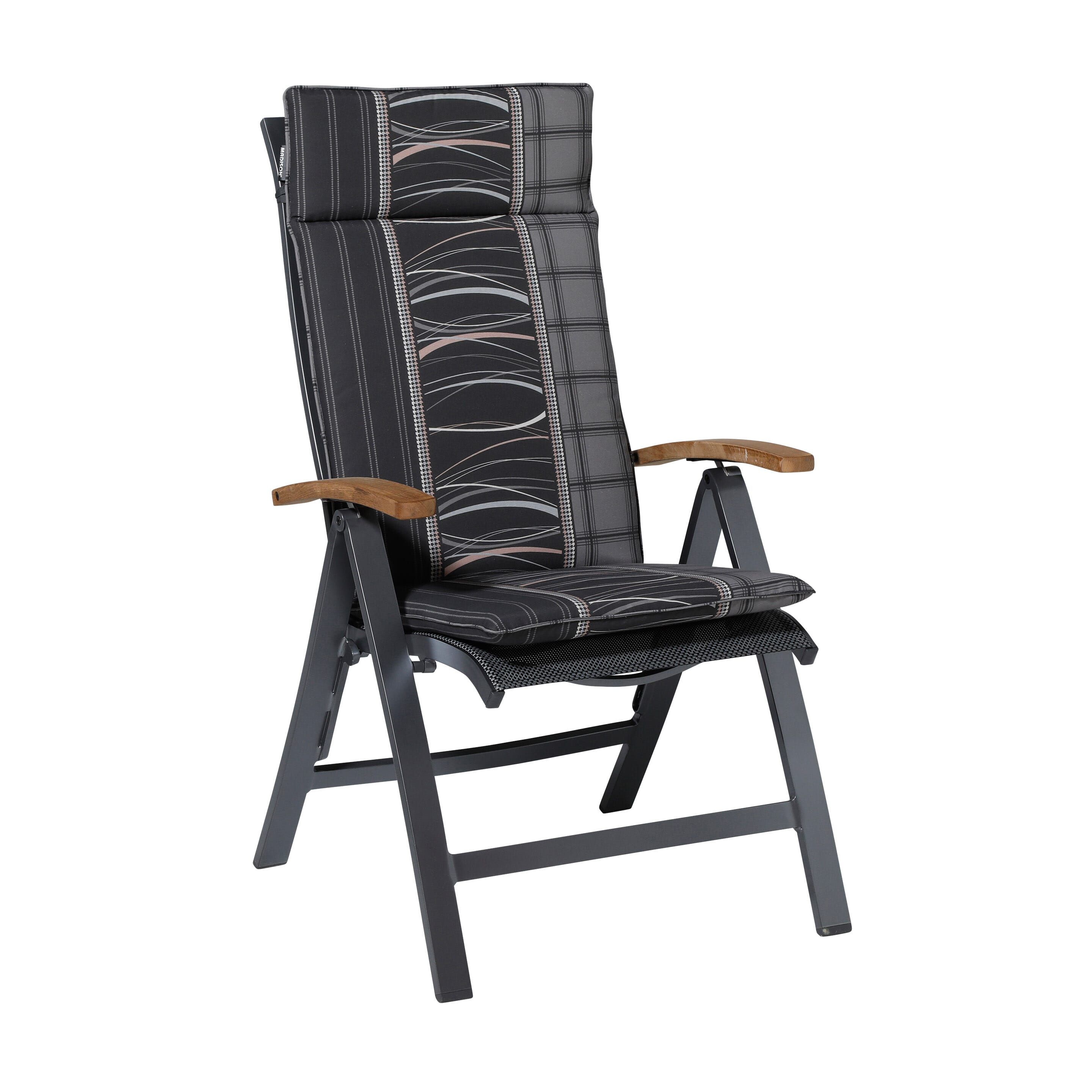 Madison Lines Grey 120x50 Kissen mit hoher Rückenlehne