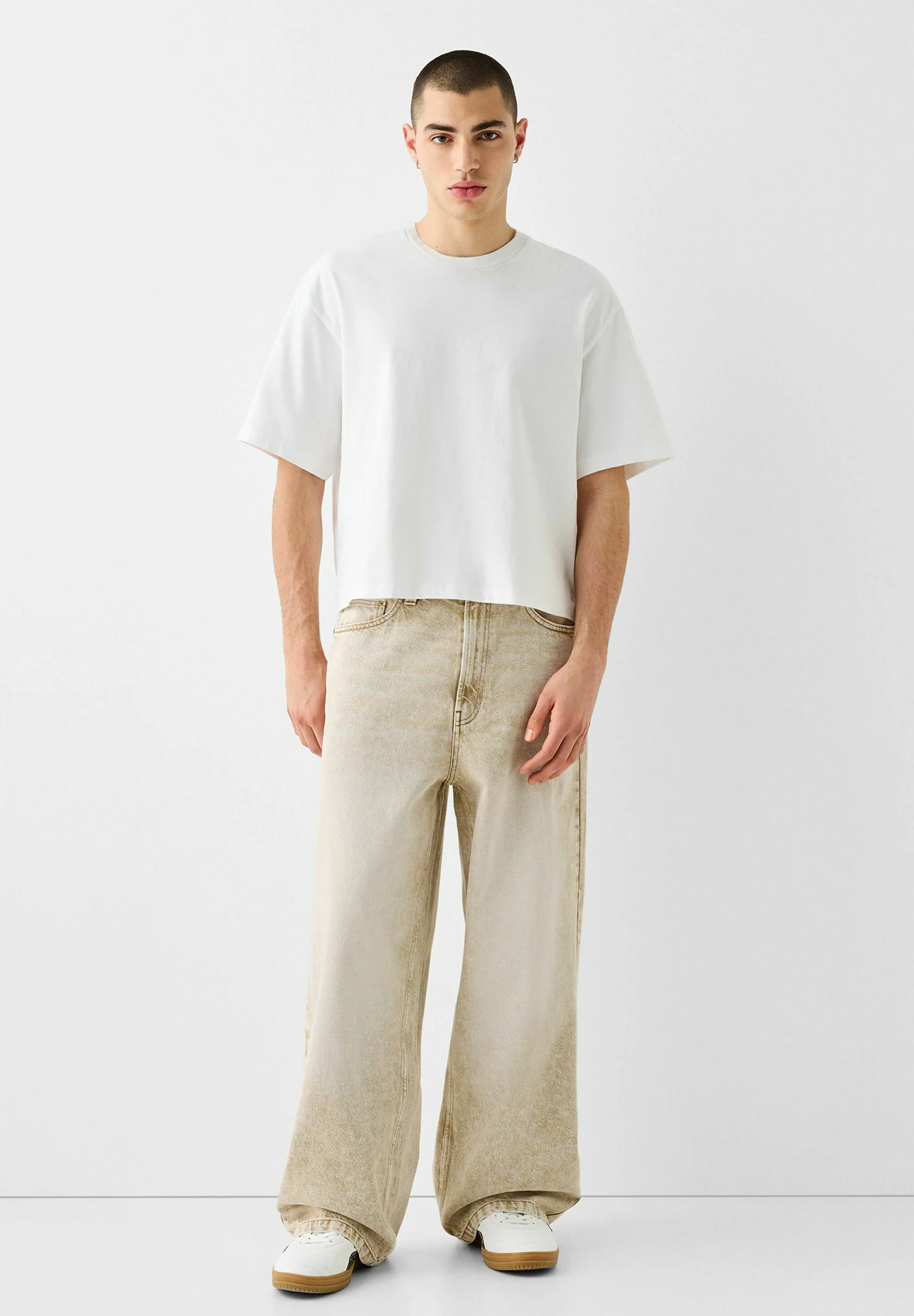 Bershka SUPER BAGGY - Vaqueros holgados