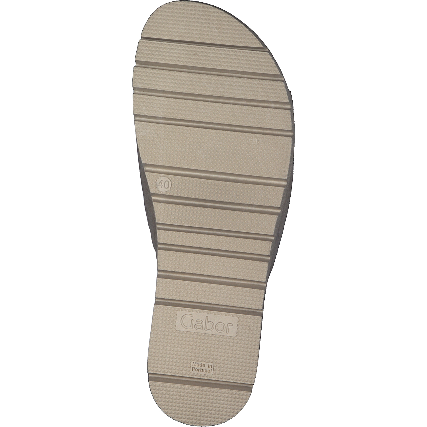 Gabor 43.747, Plateau-Pantoletten, Damen, Beige
