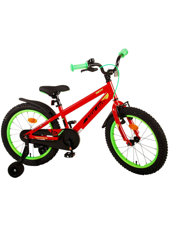 Volare Kinderfahrrad Rocky Fahrrad für Jungen 18 Zoll Kinderrad in Rot 4 Jahre günstig kaufen onesize
