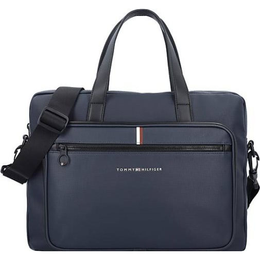 TOMMY HILFIGER TH Essential Pique Aktentasche 38.5 cm Laptopfach