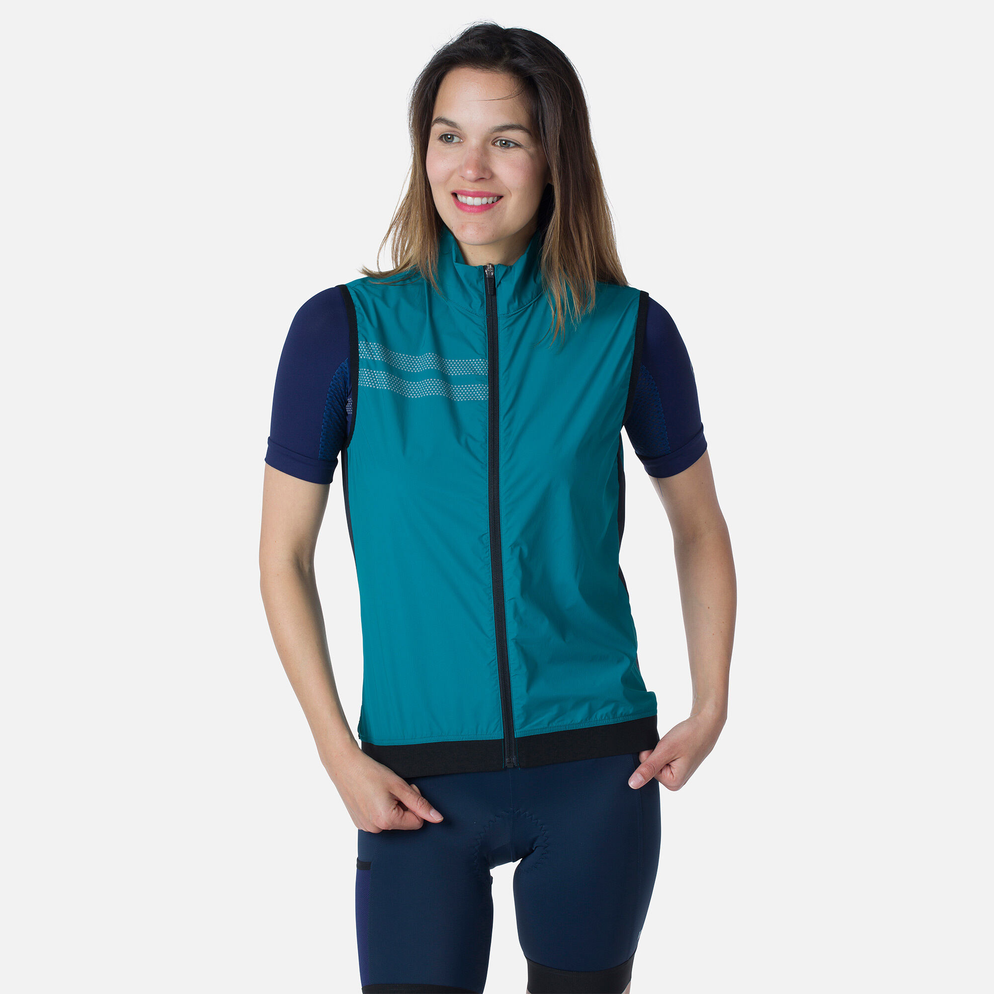Veste de vélo de route sans manche pour femme
