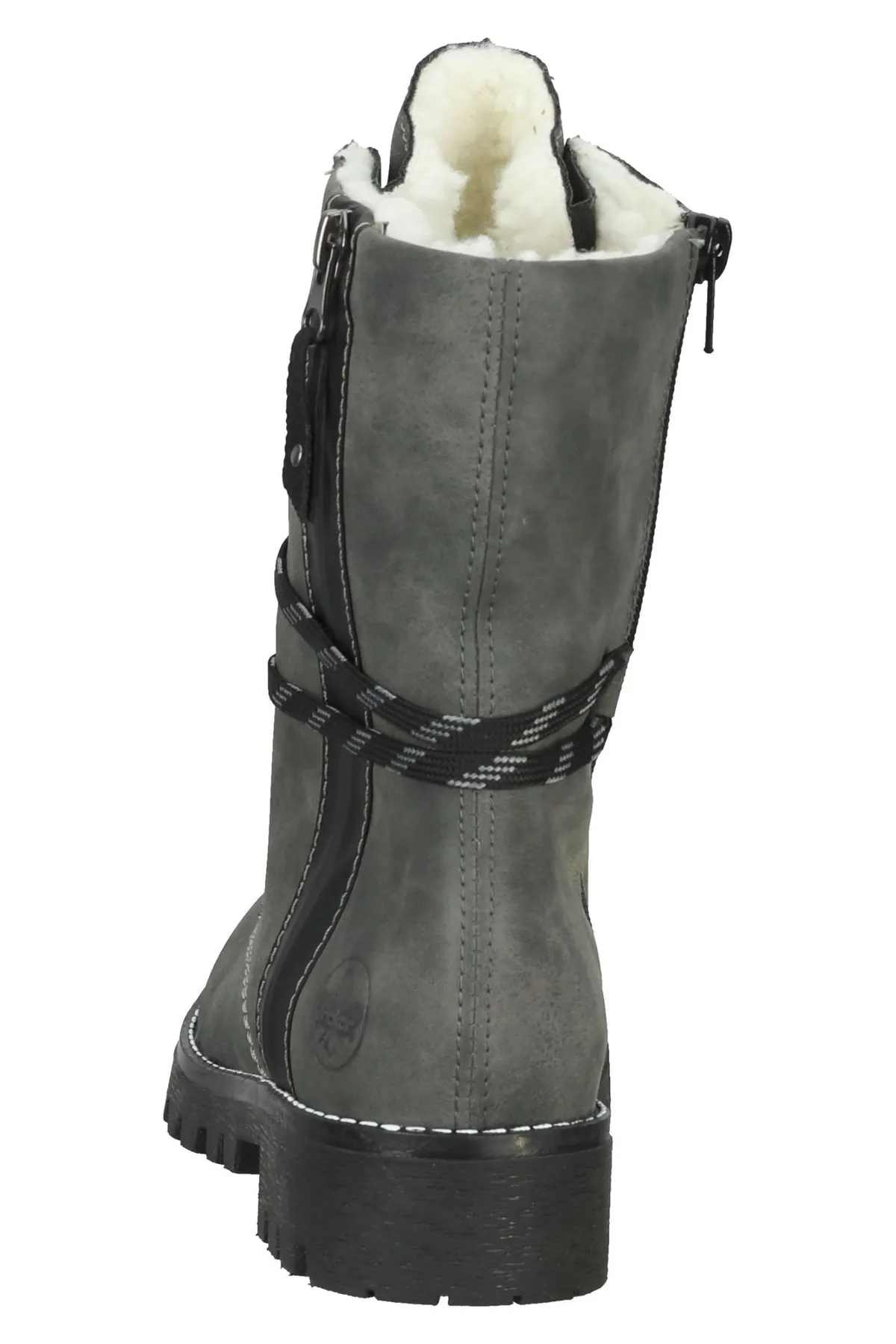 Rieker  Stiefelette - Grau - Blockabsatz
