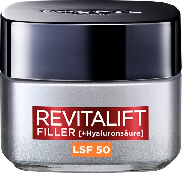 L'Oréal Paris Revitalift Filler [+Hyaluronsäure] Intensiv Aufpolsternde Anti-Age Tagescreme LSF 50 Gesichtscreme