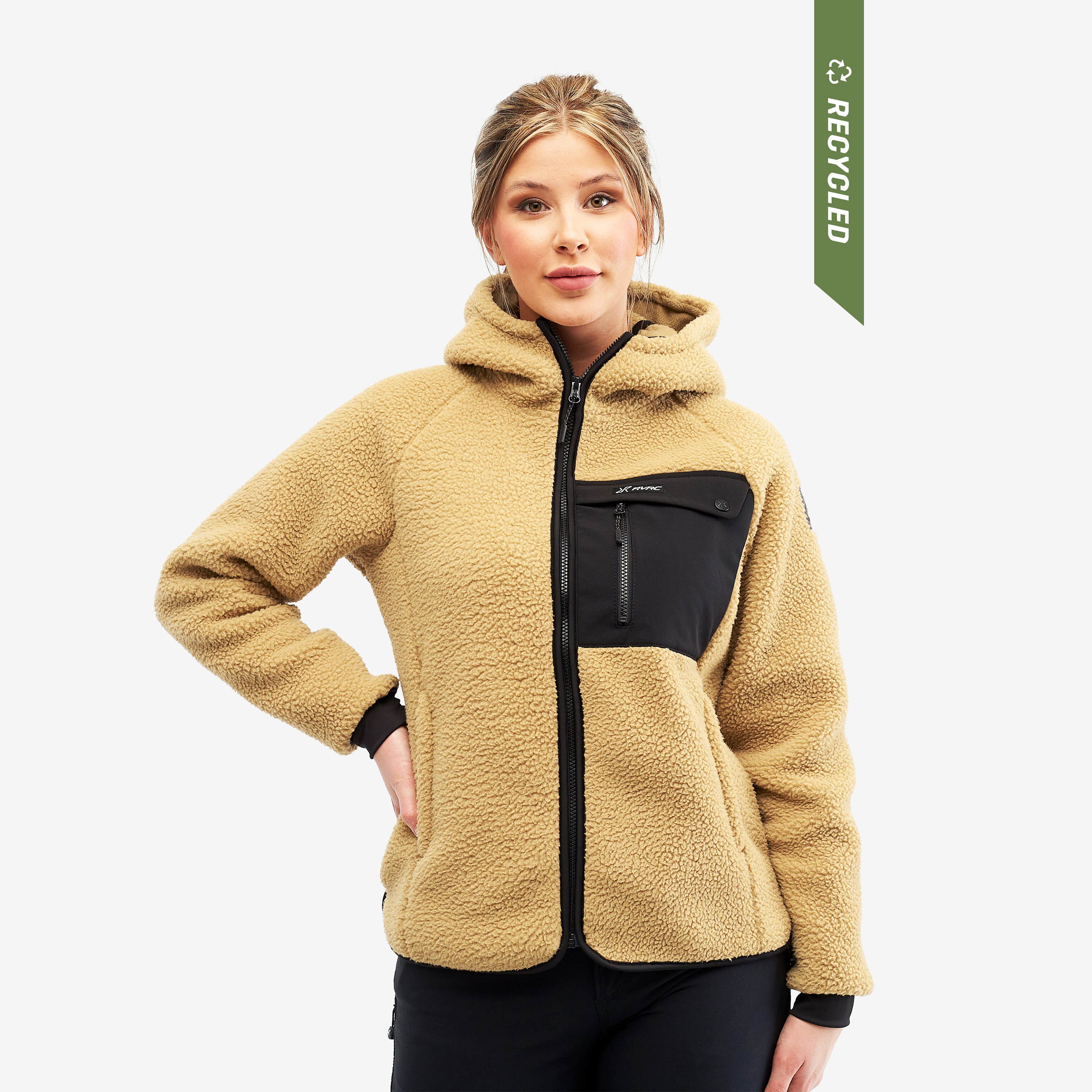 Sherpa Hoodie Femme Teddy Bear