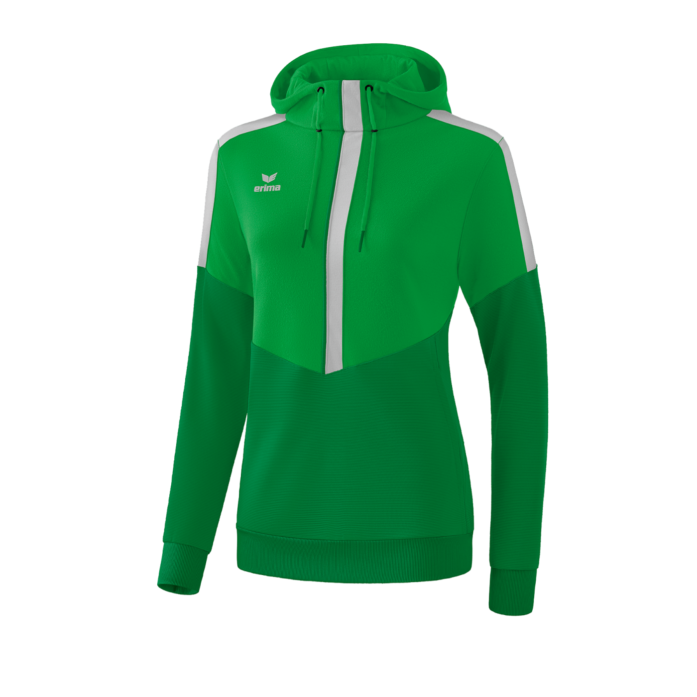 Erima Squad Hoody Damen Grün Grau