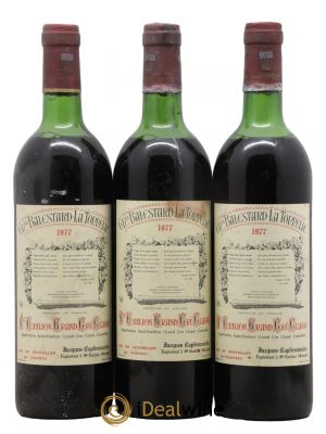 Château Balestard la Tonnelle Grand Cru Classé  1977 - Lot de 3 Bouteilles
