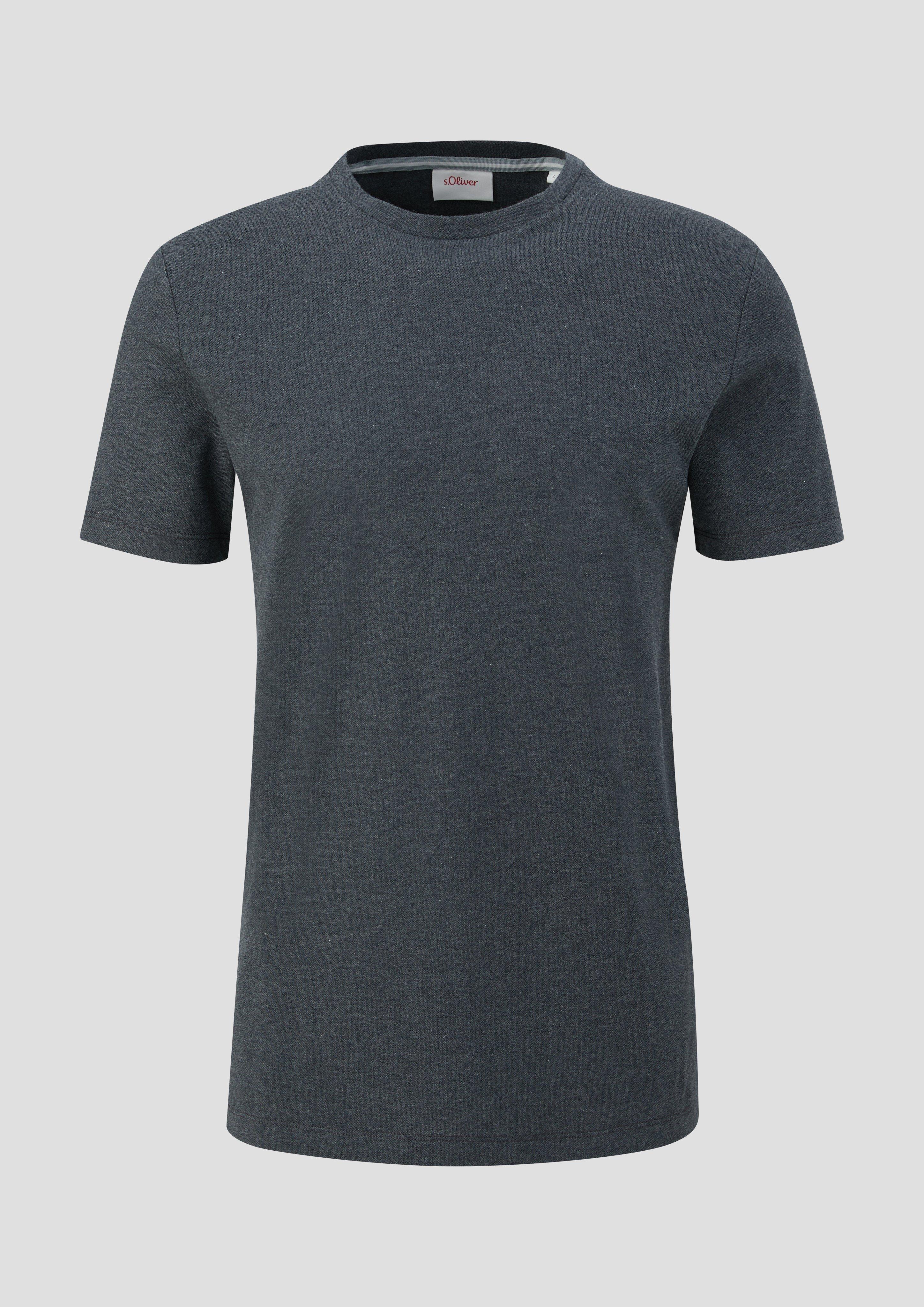 T-Shirt mit Piqué-Struktur  2138643-9823