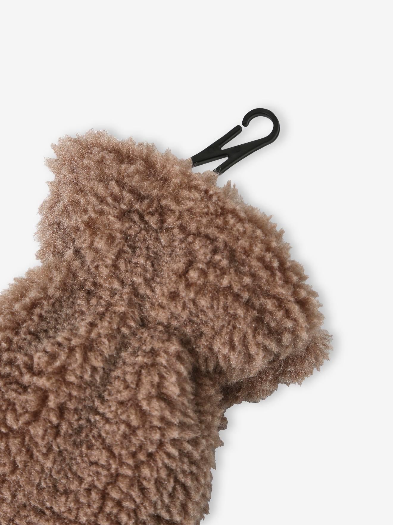 Vertbaudet Jungen Baby-Set: Schalmütze, Rundschal & Fäustlinge - mokka